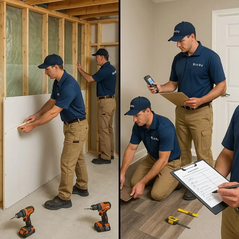 Repairs and Reconstruction process in Hughes Springs, TX
