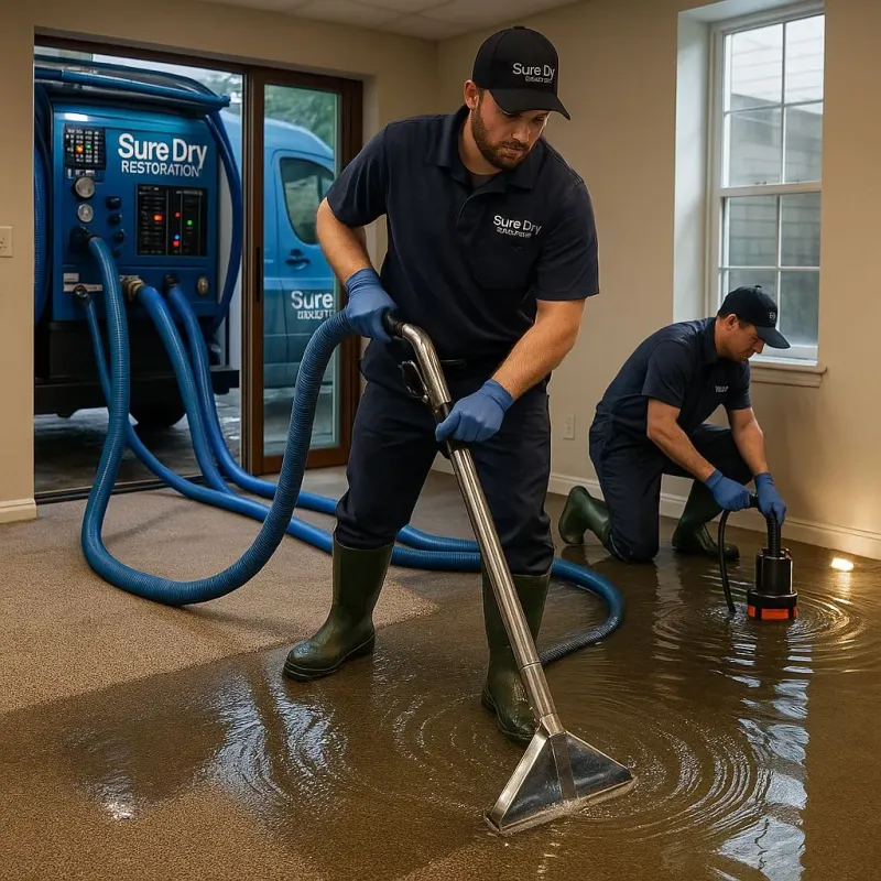 Water Extraction and Removal process in Hughes Springs, TX